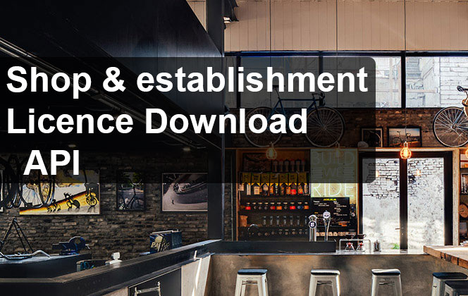 Shop and establishment License API